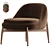 Modern Minotti Sendai Easy Chair 3D model small image 4