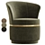 Elegant Vicenza Armchair Collection 3D model small image 1