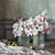 Pink Flower Set Bouquet Decor 3D model small image 6