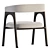 Modern Baxter Corinne Chair Design 3D model small image 4