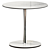 Modern Ceramic Round Side Table 3D model small image 1