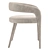 Elegant Lisette Velvet Dining Armchair 3D model small image 4
