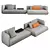 Modular Cosy Sofa by MDFITALIA 3D model small image 3