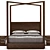  Rustic Charm Breton Bed 3D model small image 2