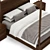  Rustic Charm Breton Bed 3D model small image 5