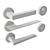 Marco Pisati Timeless Door Handles Kit 3D model small image 3