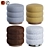 Modern Ottoman Furniture 3D Model 3D model small image 1