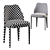 elegant modern chair Chelsea 3D model small image 4