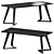 Modern Dining Table - Roob Look 3D model small image 1