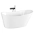 Sleek Freestanding Acrylic Bathtub 3D model small image 1