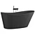 Sleek Freestanding Acrylic Bathtub 3D model small image 3