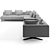 Eichholtz Endless Modular Sofa 3D model small image 3