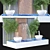 Bamboo Sand Fountain Sculpture 3D model small image 2