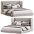 Modern Italian Virgin Bed Collection 3D model small image 2