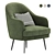 Modern Designer Nyuton Armchair 3D model small image 2