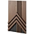 SZEWRON Wood Walls Art Piece 3D model small image 3