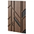 Wood Walls Fragment Art Piece 3D model small image 3