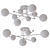 Modern Balance Ceiling Chandelier 2991 3D model small image 2