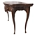 Carved Wooden Console Table 3D model small image 4