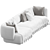 Elegant Modular Sofa Collection 3D model small image 2