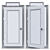 Versatile Dublex Door: Sleek Design 3D model small image 3