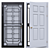 Modern Iron Door for Interior/Exterior 3D model small image 1