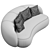 Stylish Wagell Curved Sofa 3D model small image 3