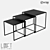 LoftDesigne Coffee Table Set 60578 3D model small image 1