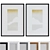 Abstract Frame Set with Color Options 3D model small image 1