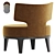 Modern Flexform DROP Armchair 3D Model 3D model small image 4