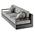  Stylish Arhaus Outdoor Sofa 3D model small image 2