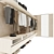 Modern G-Shaped Wardrobe Composition 3D model small image 3