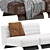 Minotti Twiggy Modular Sofa 01 3D model small image 6