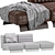 Minotti Twiggy Modular Sofa 01 3D model small image 7