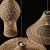 Rattan Pendant Lights Trio: Vray, Corona 3D model small image 6