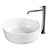 Sleek Round Basin Design 3D model small image 2