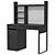 Modern Scandinavian IKEA MICKE Desk 3D model small image 2