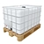 Cargo Pallet Set with Trolley 3D model small image 2