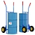 Cargo Pallet Set with Trolley 3D model small image 4