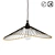 Alara Black Metal Pendant Light 3D model small image 1