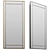 Minimalist Metal Floor Mirror 3D model small image 1