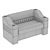 Yacht Sofa Model MAX 2017 3D model small image 7