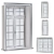 Scandinavian Windows Set with Textures 3D model small image 5