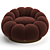 Sleek Swivel Armchair Eichholtz Mello 3D model small image 5