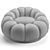 Sleek Swivel Armchair Eichholtz Mello 3D model small image 6