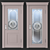 Stained Glass Door with Two Designs 3D model small image 4