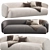 Modern Elegance in Rene Sofa 3D model small image 1