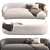 Modern Elegance in Rene Sofa 3D model small image 3