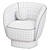 Isobel Swivel Chair, Modern Design 3D model small image 3