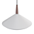 Modern Conical Pendant Lamp 3D model small image 2